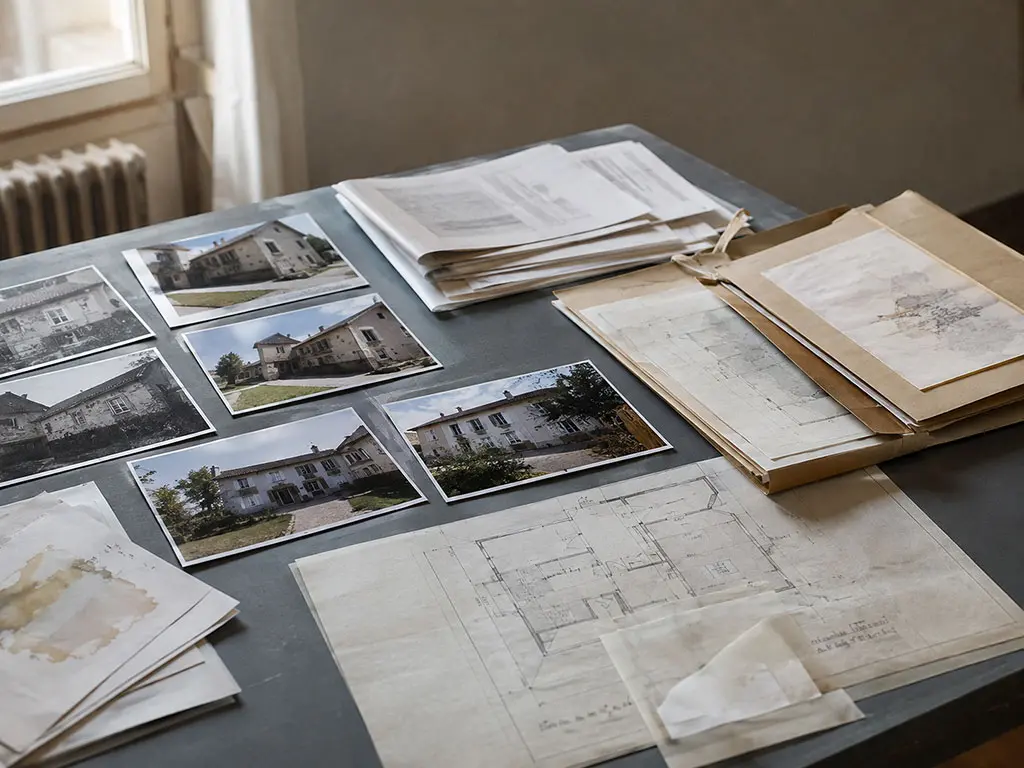 Dossier documentant l'état et la valeur d'un bien immobilier