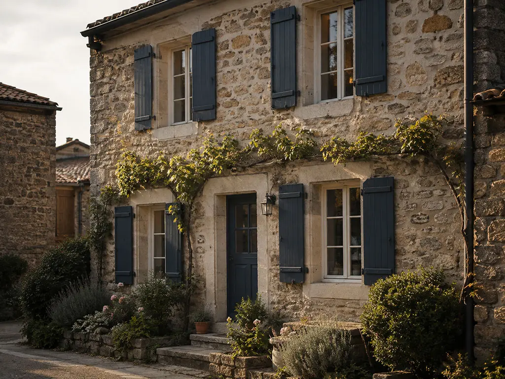Maison de village en pierre au caractère préservé
