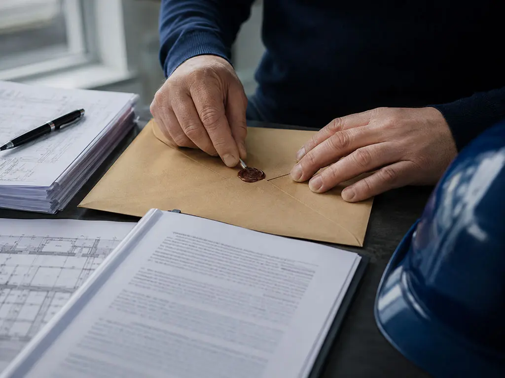 Préparation d'une mise en demeure en courrier recommandé